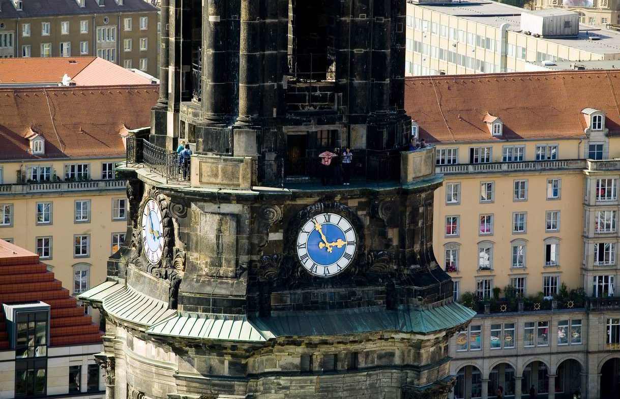 Aussichtsturm im Dresdner Zentrum | 54 Meter hoch