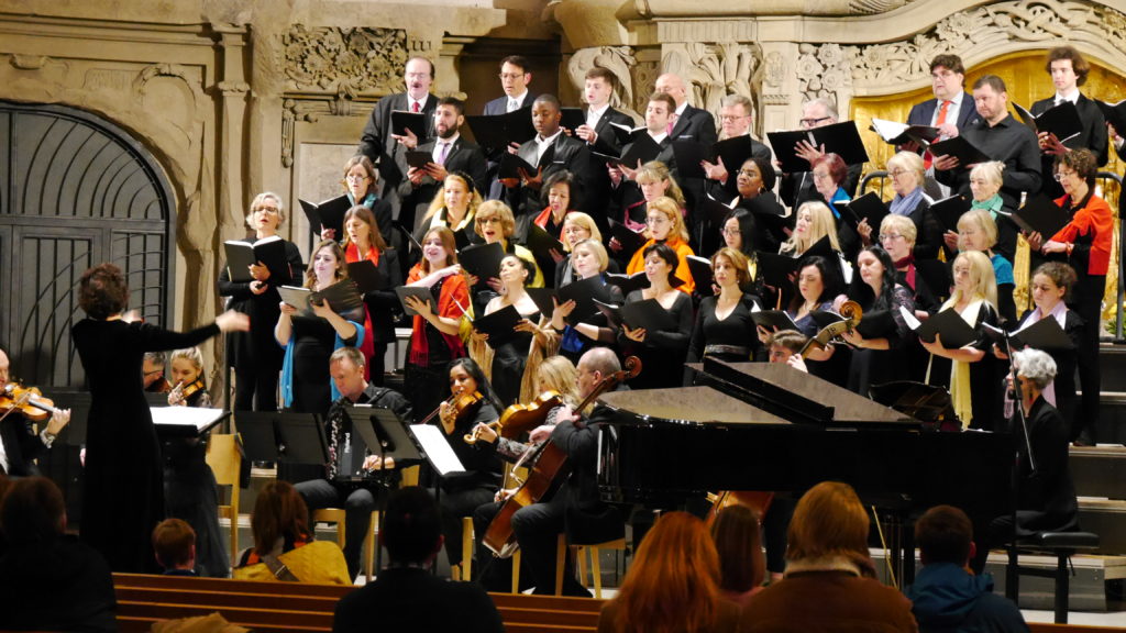 Diplomatic Choir of Berlin am 11.11.2023 in der Kreuzkirche Dresden